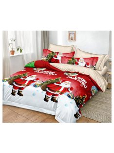   Božićna posteljina sa dva lica (za krevet „za osobu i pol“) MarketVarna, 4 djela - Model V10899