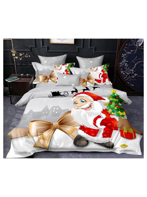 Božićna posteljina sa dva lica (za krevet „za osobu i pol“) MarketVarna, 4 djela - Model V10913