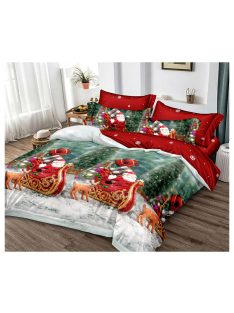   Božićna posteljina sa dva lica (za krevet „za osobu i pol“) MarketVarna, 4 djela - Model V10914
